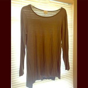 Women’s 1x Tunic Top Olive Green